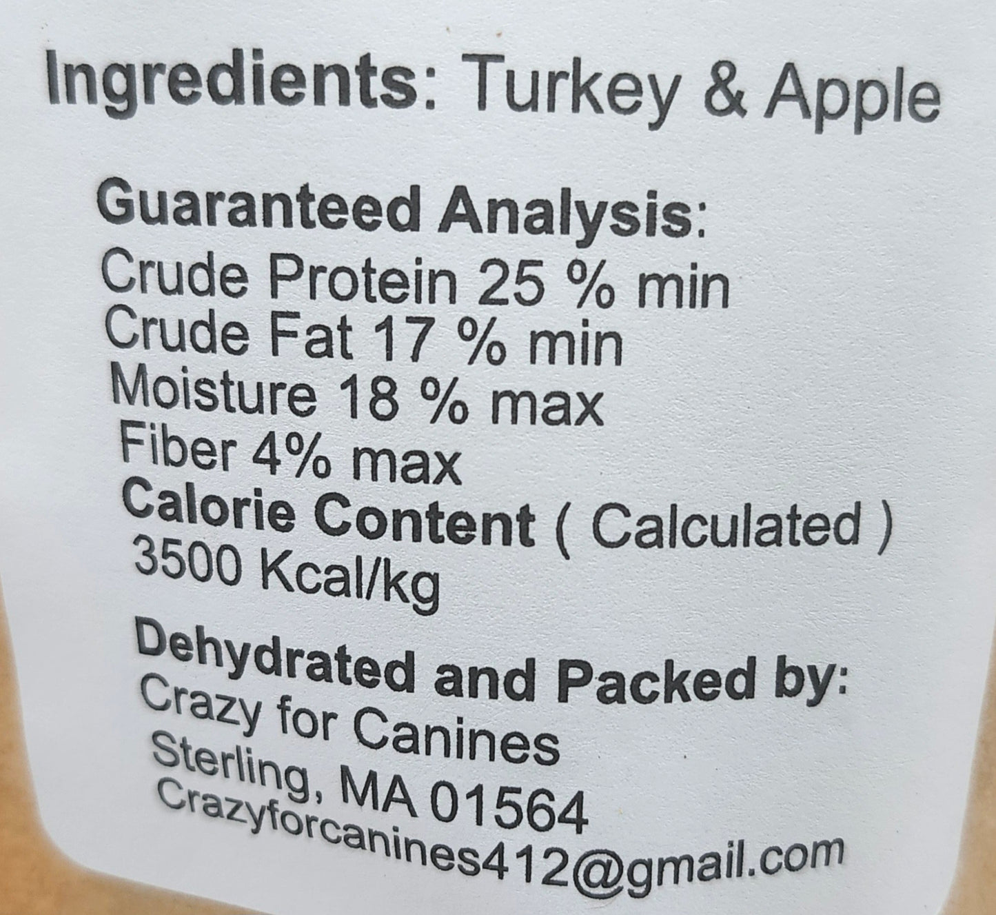 Turkey & Apple
